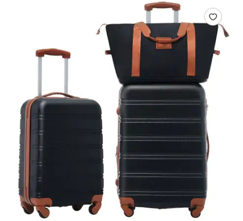 TrendSpinner DuoPlus - 3-Piece Featherlight Luggage Set with TSA Lock
