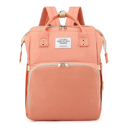 Travel Diaper & Bottle Backpack - Multi-Functional