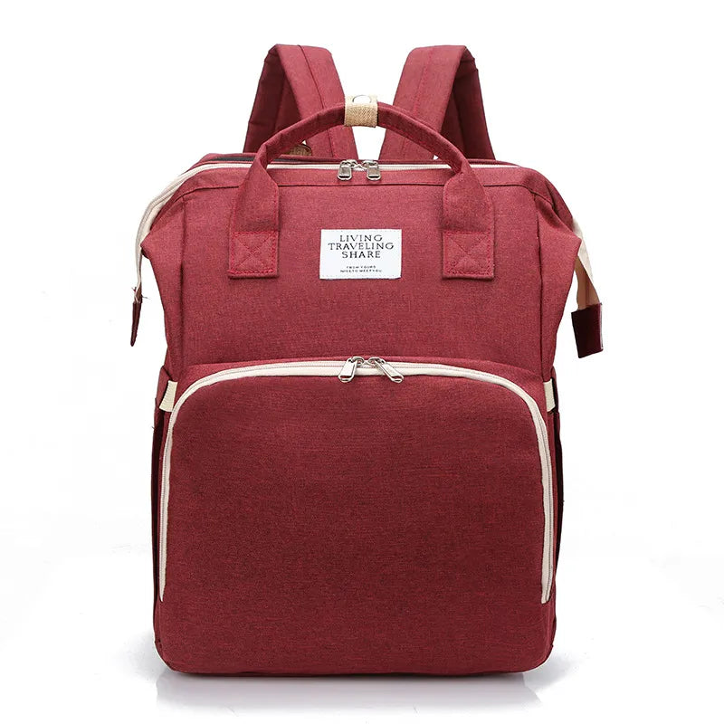Travel Diaper & Bottle Backpack - Multi-Functional