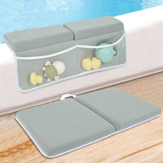 Cozy Kneeler Baby Bath Mat with Storage Net