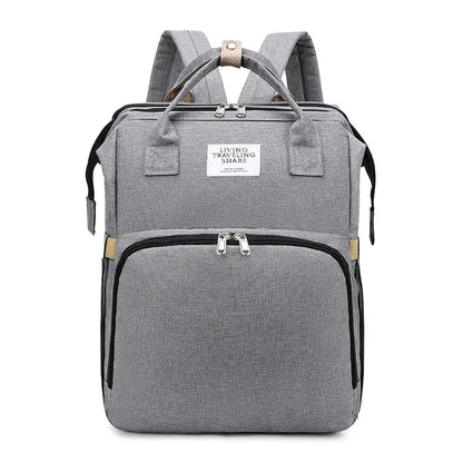 Travel Diaper & Bottle Backpack - Multi-Functional