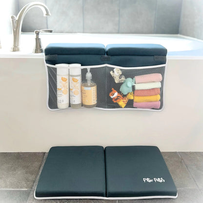 Comfy Care Baby Bath Kneeler & Elbow Pad Set with Storage Net
