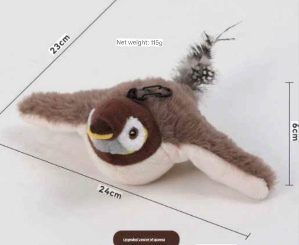 Pounce & Play Bird Toy for Cats