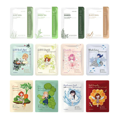 VeraClara Korean Sheet Mask | Boosts Radiance & Firms | Hydrate and Refresh