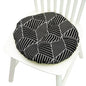 Chair Cushion for Bay Window - Printed Polyester Linen