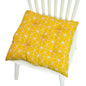 Chair Cushion for Bay Window - Printed Polyester Linen