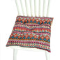 Chair Cushion for Bay Window - Printed Polyester Linen