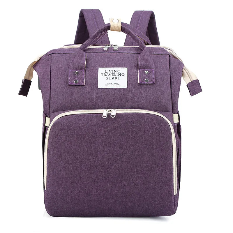Travel Diaper & Bottle Backpack - Multi-Functional