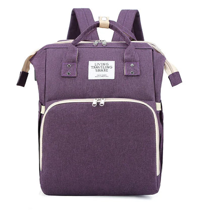 Travel Diaper & Bottle Backpack - Multi-Functional