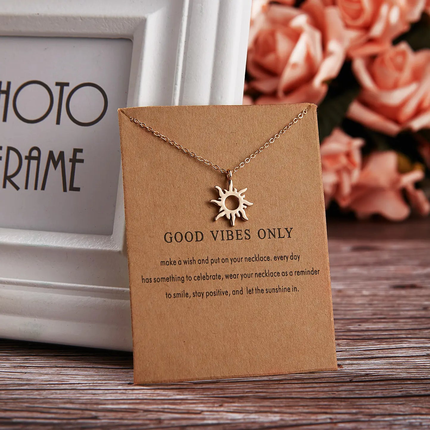 Celestial Sun Alloy Necklace