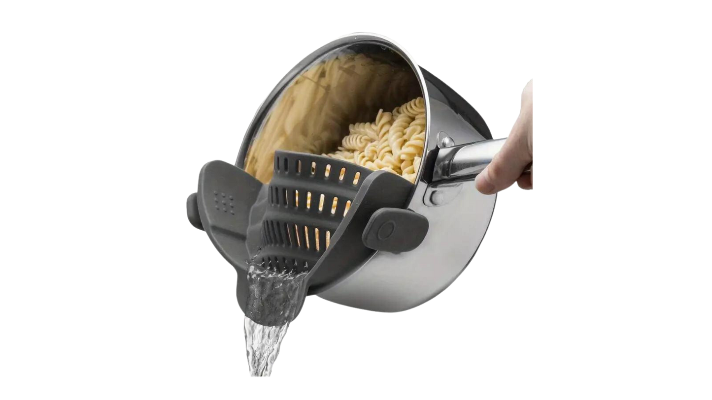 Clip-On Silicone Pot Strainer