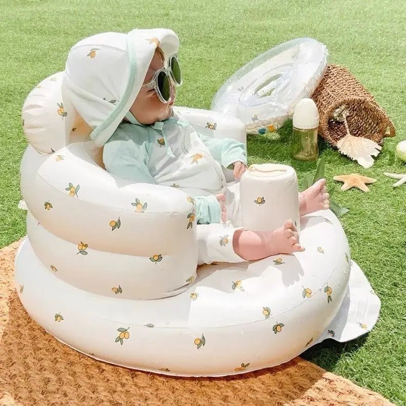 Inflatable Baby Chair for Mealtime & Bath