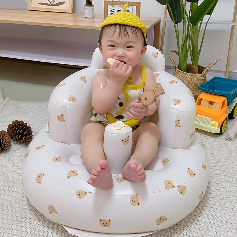 Inflatable Baby Chair for Mealtime & Bath