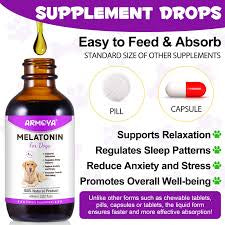 Melatonin Drops for Dogs - Dog Melatonin-Anxiety & Stress Relief