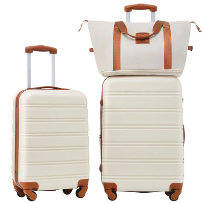 TrendSpinner DuoPlus - 3-Piece Featherlight Luggage Set with TSA Lock