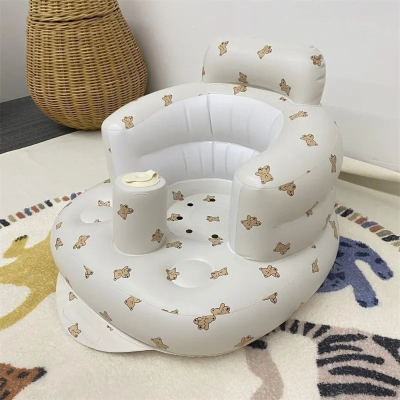 Inflatable Baby Chair for Mealtime & Bath