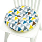 Chair Cushion for Bay Window - Printed Polyester Linen