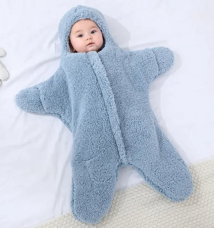 Baby Starfish Onesie, Cozy Newborn Sleeping Bag