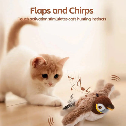 Pounce & Play Bird Toy for Cats