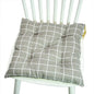 Chair Cushion for Bay Window - Printed Polyester Linen