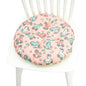 Chair Cushion for Bay Window - Printed Polyester Linen