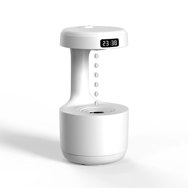 Water Drop Humidifier Diffuser with Clock