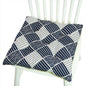Chair Cushion for Bay Window - Printed Polyester Linen