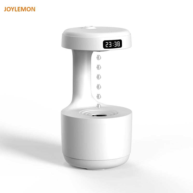 Water Drop Humidifier Diffuser with Clock