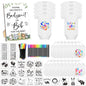 Baby Craft Kit: 69-Piece Baby Shower Set