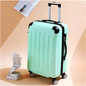 SmoothVoyager Leather Suitcase