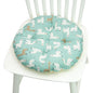 Chair Cushion for Bay Window - Printed Polyester Linen