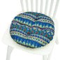 Chair Cushion for Bay Window - Printed Polyester Linen