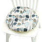 Chair Cushion for Bay Window - Printed Polyester Linen