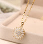 Elegant Sunflower Necklace