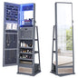 Elegant 360° Swivel Jewelry Armoire with Mirror and Integrated Lighting
