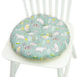 Chair Cushion for Bay Window - Printed Polyester Linen