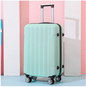SmoothVoyager Leather Suitcase