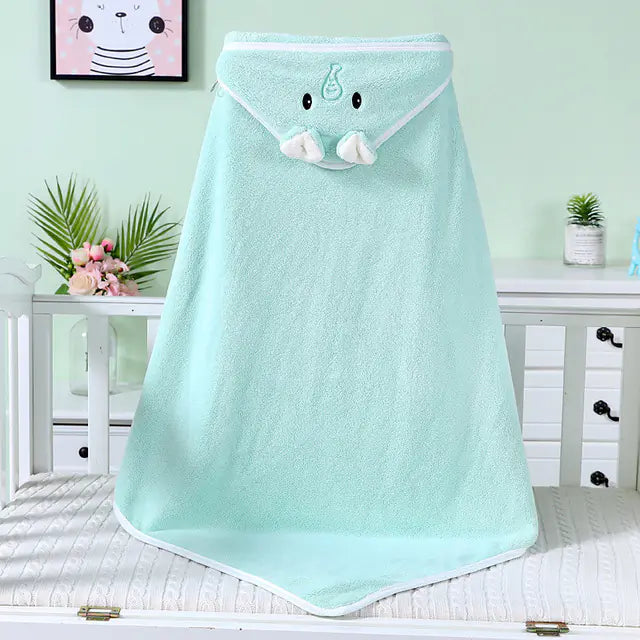 CuddleSoft Bunny & Bear Baby Wrap Towel
