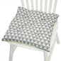 Chair Cushion for Bay Window - Printed Polyester Linen