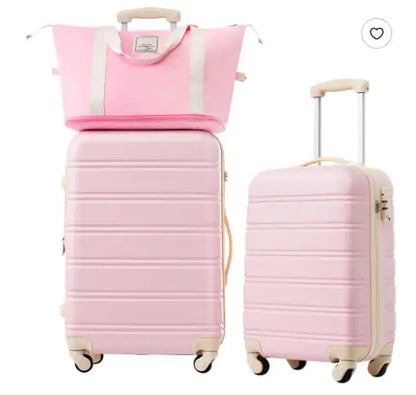 TrendSpinner DuoPlus - 3-Piece Featherlight Luggage Set with TSA Lock