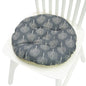Chair Cushion for Bay Window - Printed Polyester Linen