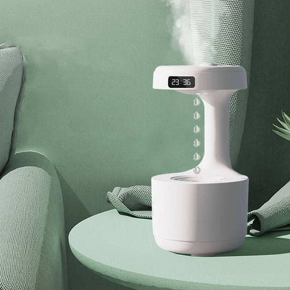 Water Drop Humidifier Diffuser with Clock