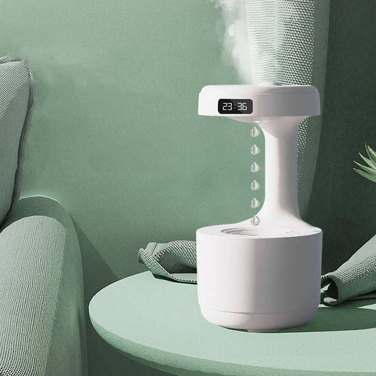 Water Drop Humidifier Diffuser with Clock