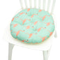 Chair Cushion for Bay Window - Printed Polyester Linen