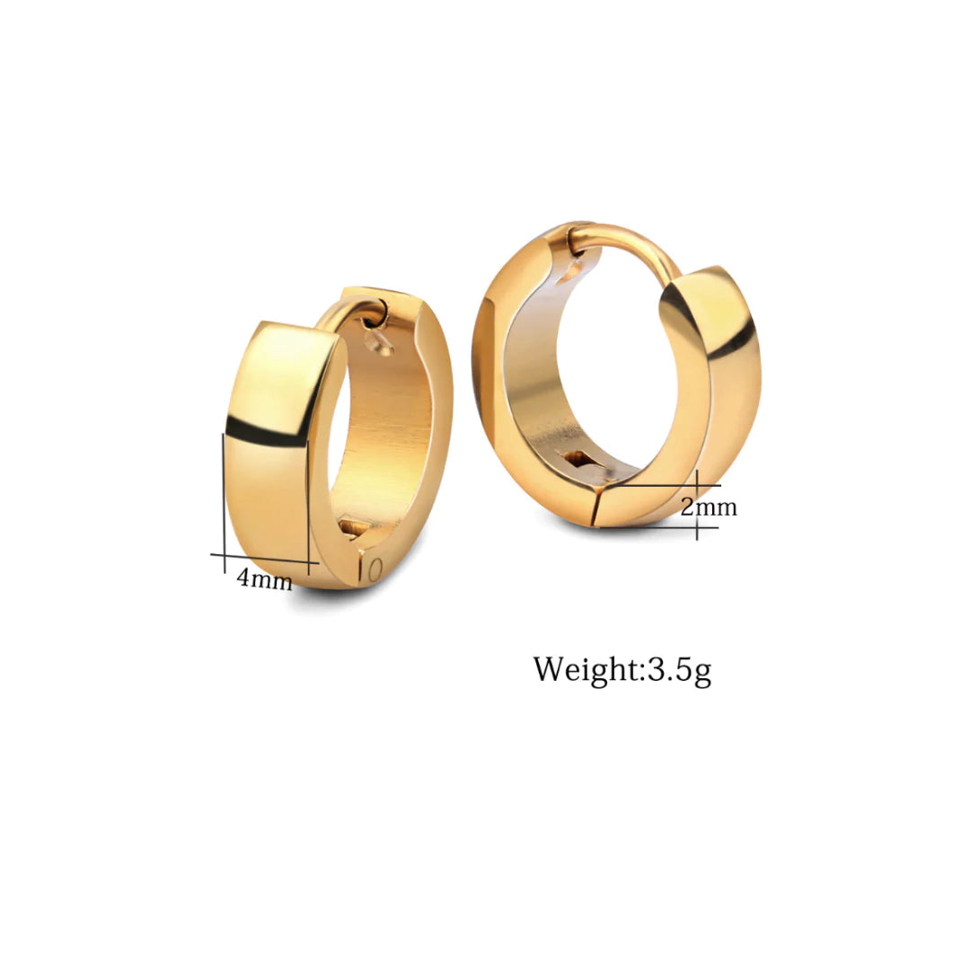 Stainless Steel Tara Earrings