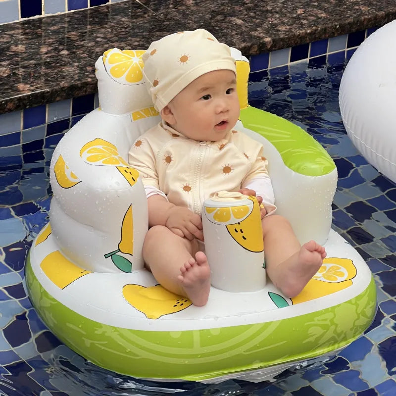 Inflatable Baby Chair for Mealtime & Bath