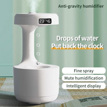 Water Drop Humidifier Diffuser with Clock