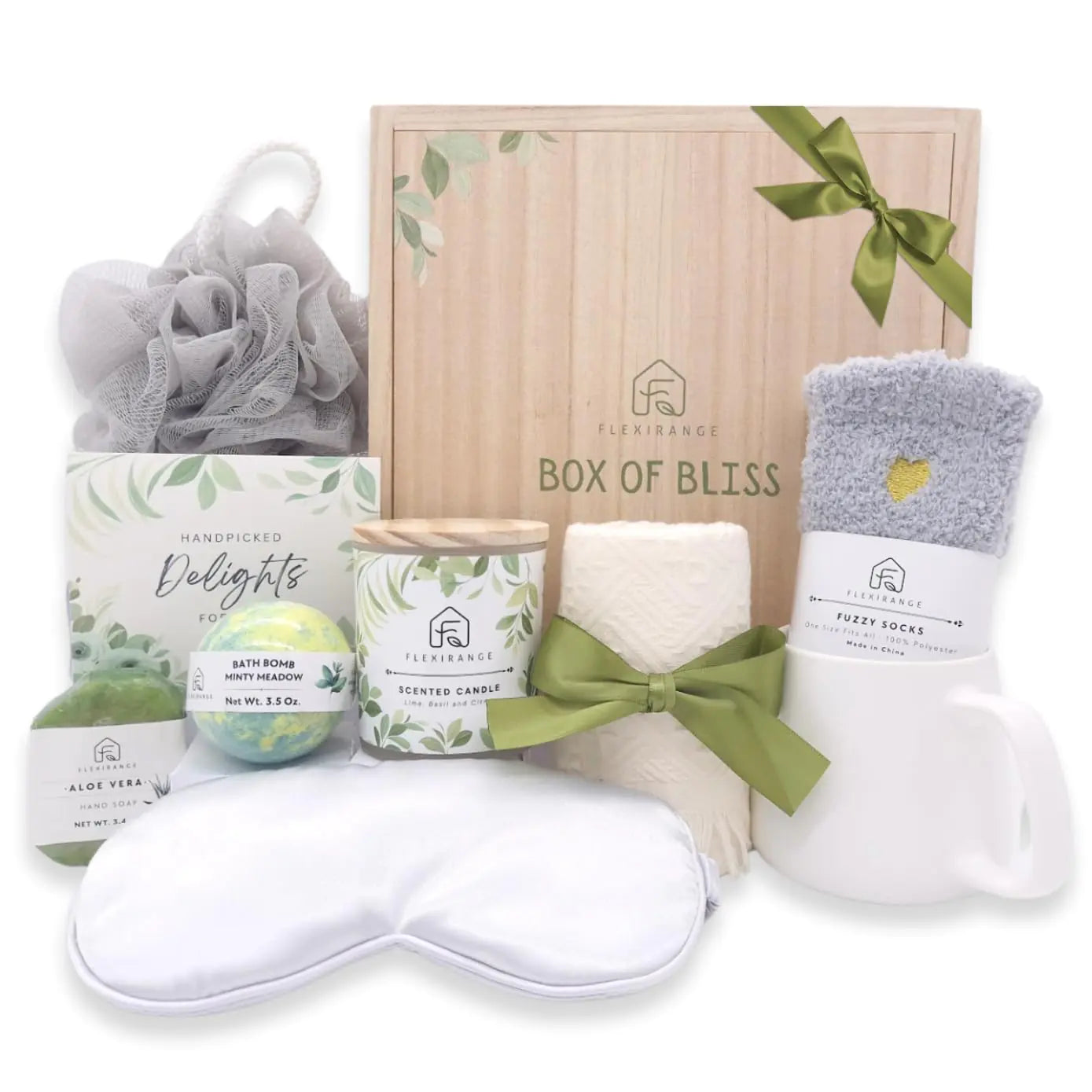Comfort Spa Gift Set: Relaxation Essentials in a Reusable Wooden Box