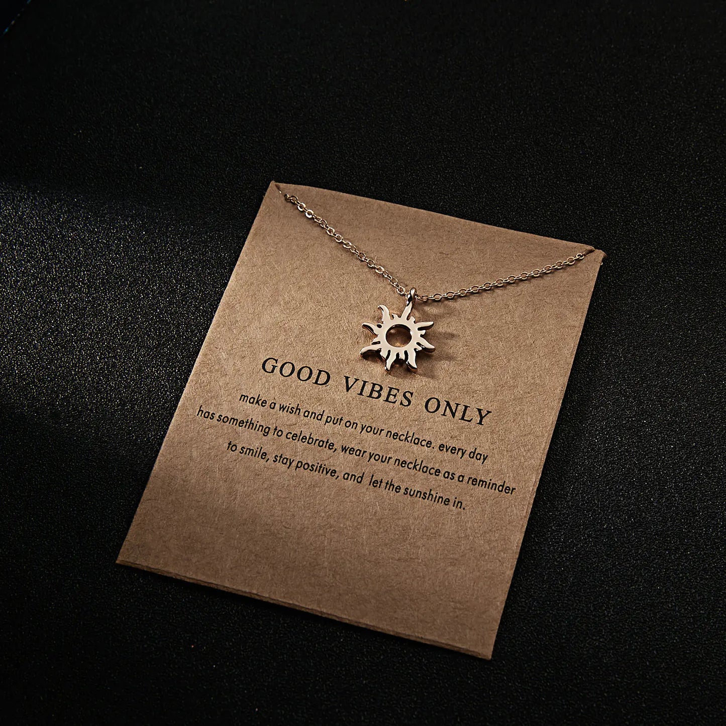 Celestial Sun Alloy Necklace