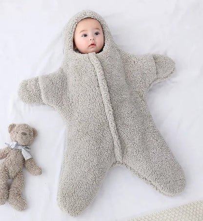 Baby Starfish Onesie, Cozy Newborn Sleeping Bag